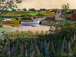 French River Lupins - Maurice Bernard